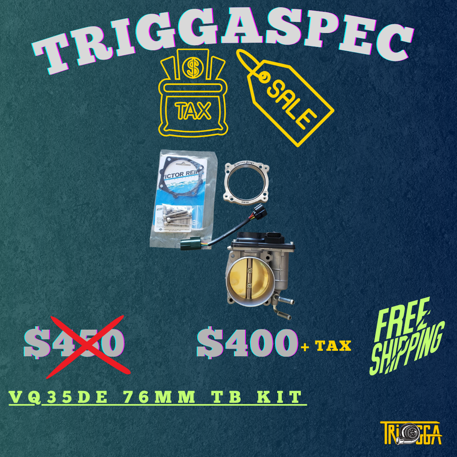 TriggaSpec VQ35DE 76mm tb kit (350z, G35) (TAX SALE)