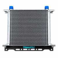 triggaspec oiler cooler with teal triggaspec logo