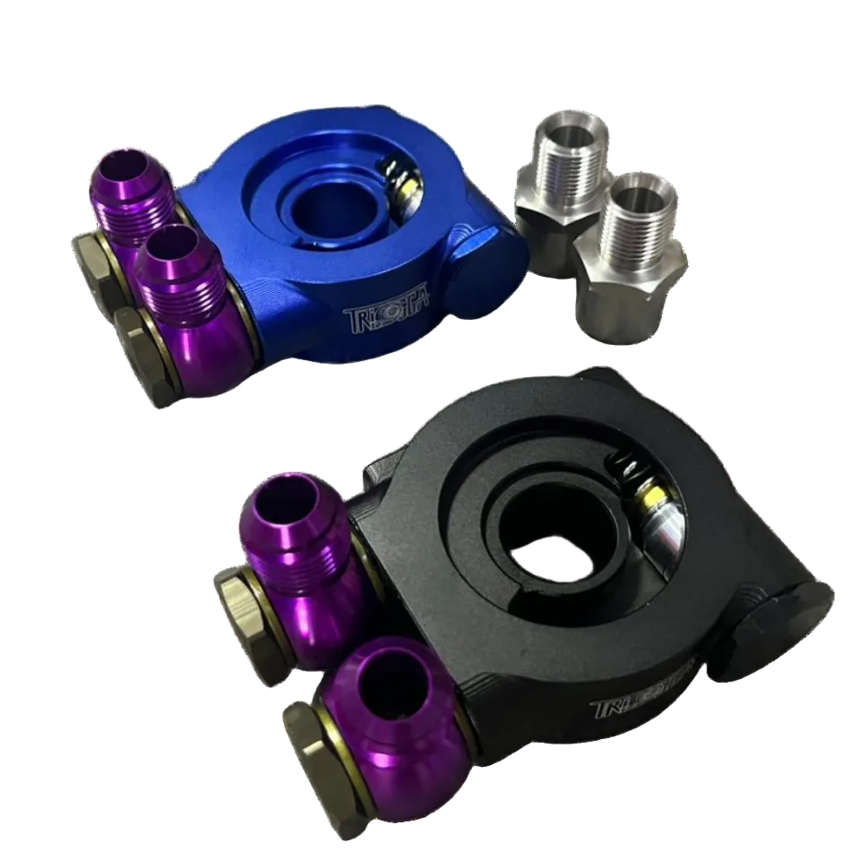 triggaspec oil cooler kit component sandwich plate styles