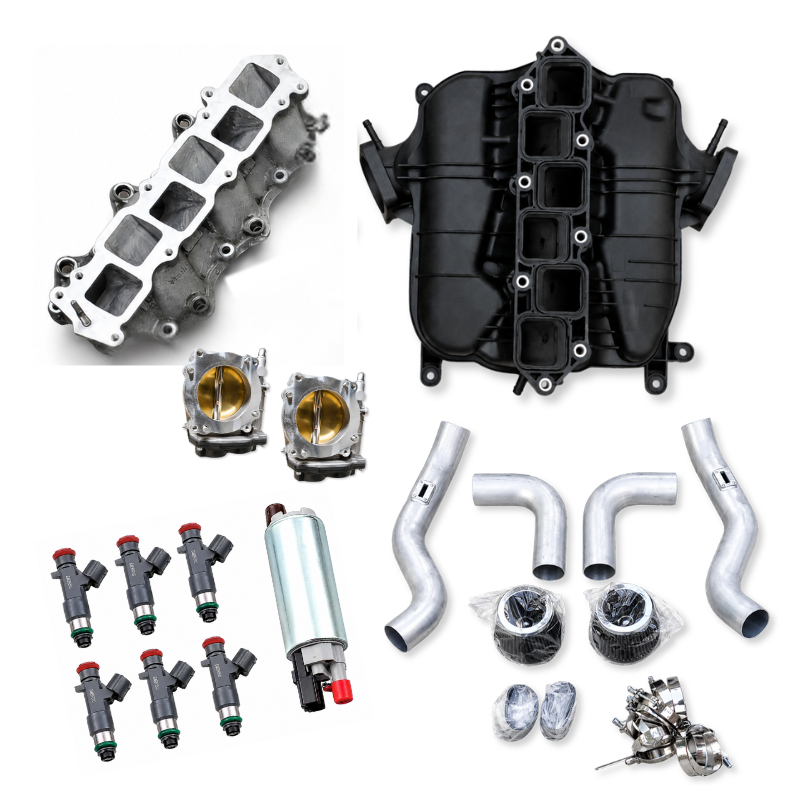 TriggaSpec Power Pack Pro | Ported Manifold, Intakes, Throttle Body & E85 Kit | Q50 / M37 | VQ37VHR