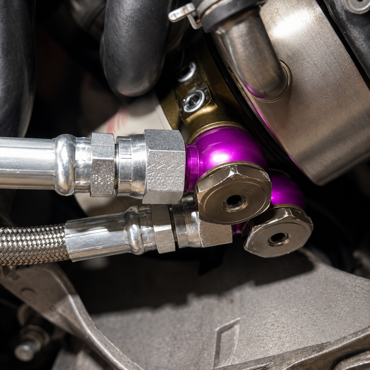 Thermostatic Oil Sandwich Plate & AN Line Kit