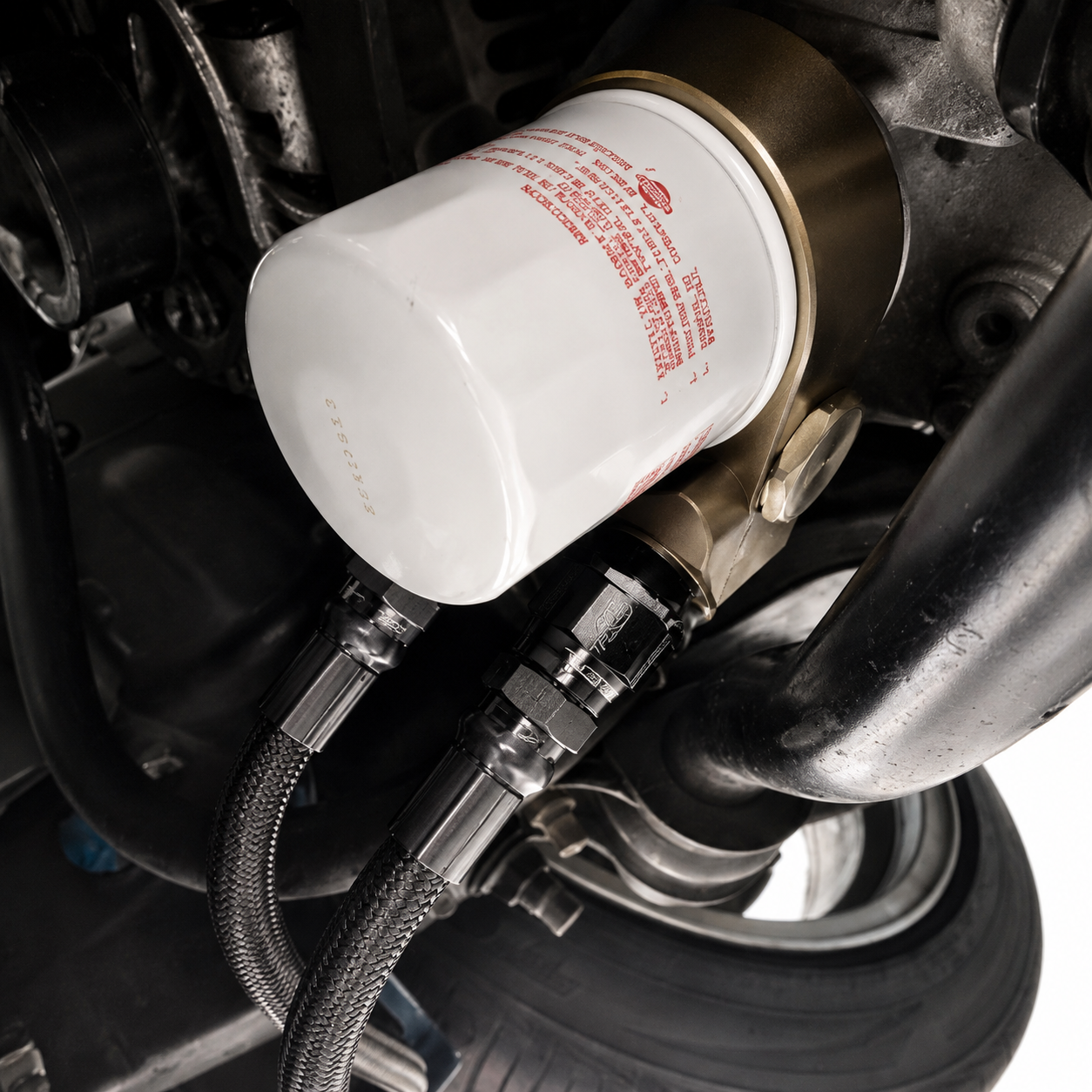 Thermostatic Oil Sandwich Plate & AN Line Kit