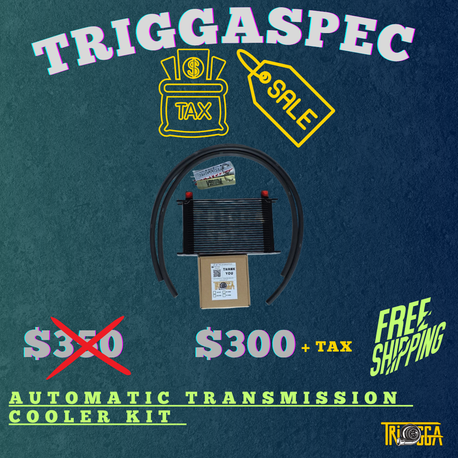 TriggaSpec Automatic Transmission Cooler Kit - VQ35HR | VQ37VHR | VQ35DE |VR30DTT | (TAX SALE)