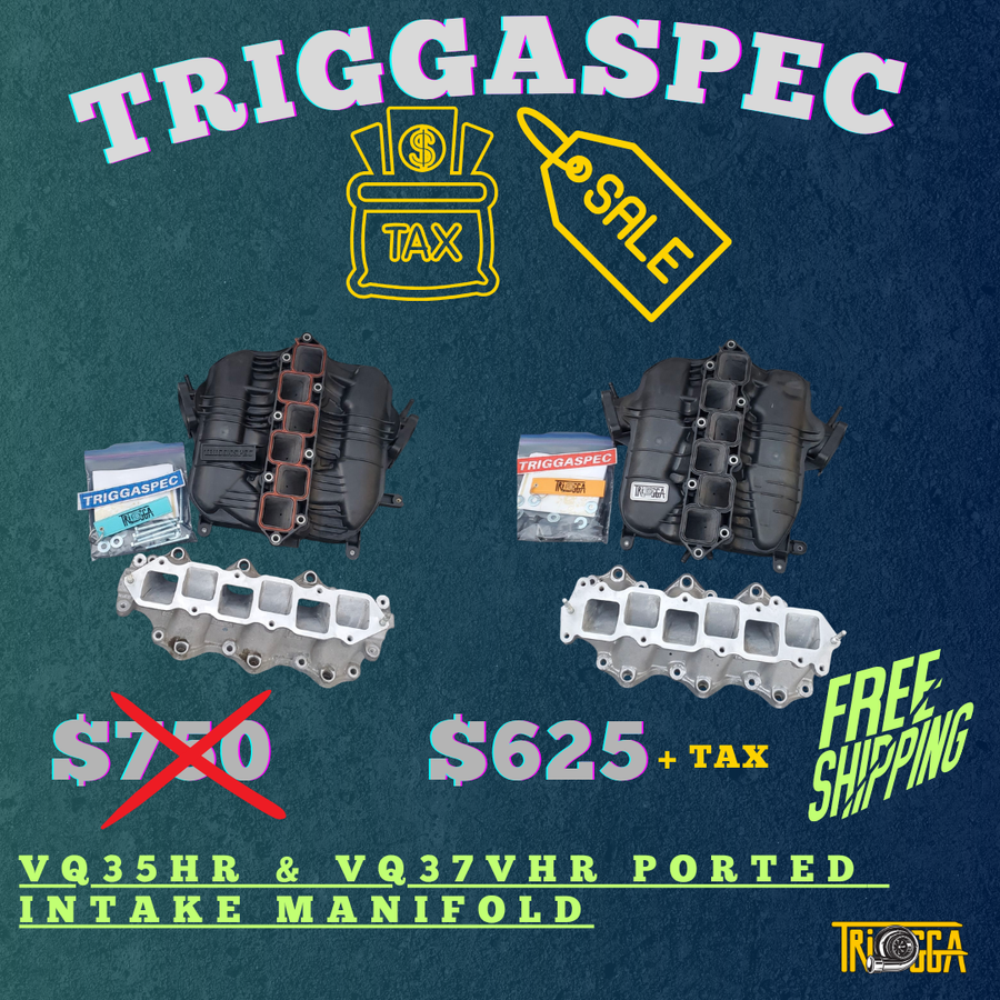 TriggaSpec VQ37VHR Ported Intake Manifold (370z, G37, Q50, Q70, M37) (TAX SALE)