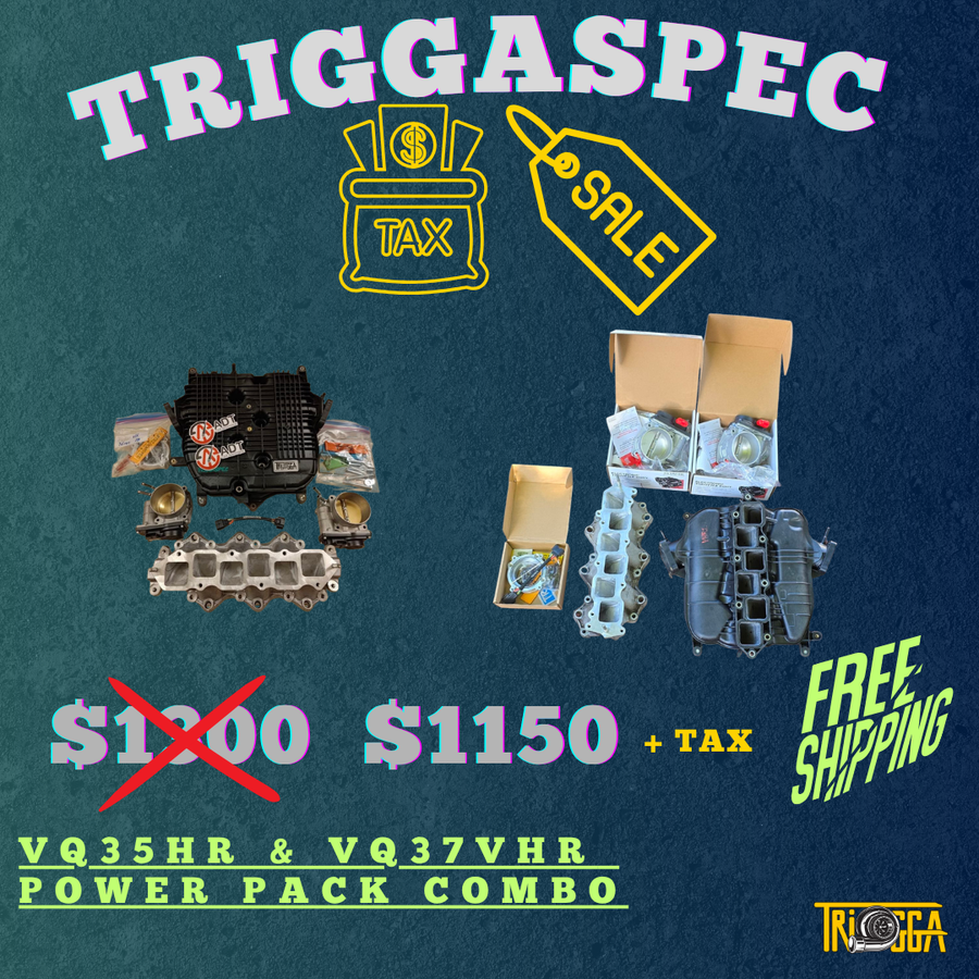 TriggaSpec VQ37VHR Power Pack Combo (Ported Manifold + 76mm Throttle Body Kit) (TAX SALE)